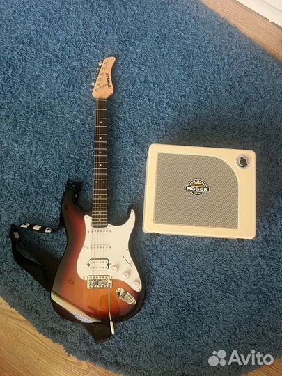 Электро гитара с комбиком