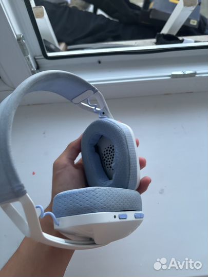 Беспроводные наушники logitech g435 белый