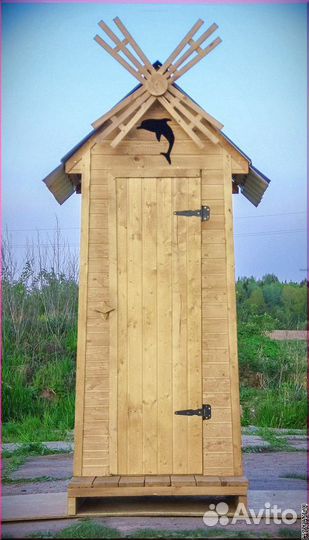 Уличный туалет домик с установкой эрэ 915