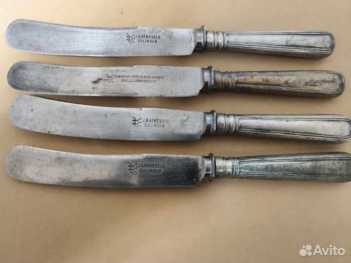 Ножи десертные серебро