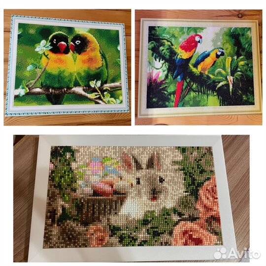 Картины стразами