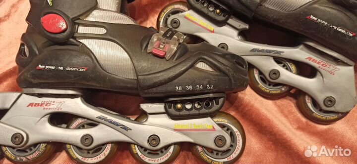 Роликовые коньки hawk 32-38 размер