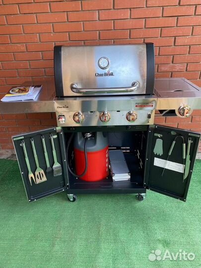 Газовый гриль барбекю char-broil PRO 3S