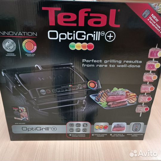 Умный электрогриль Tefal Optigrill & Bake GC714834