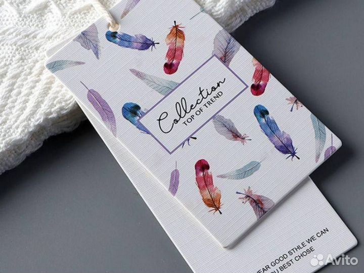 Бирки печать на одежду