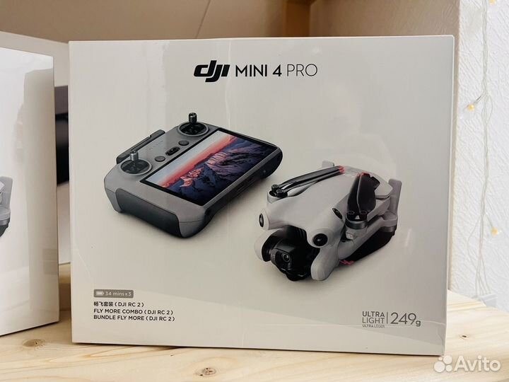 DJI Mini 4 Pro Fly More Combo (RC2) Гарантия Чек