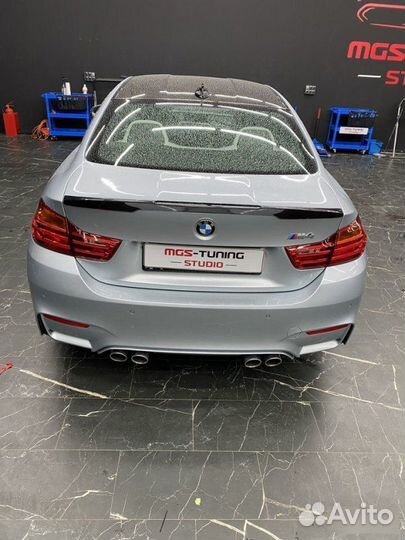 Спойлер для BMW 4 series f32 M4 style карбон