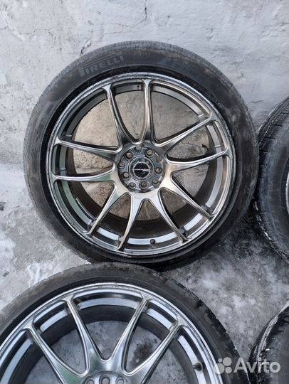 Колеса Ворк р18 5/100 и 5/114,3 шины 225/45