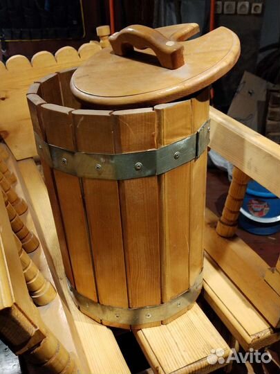 Кадушка деревянная