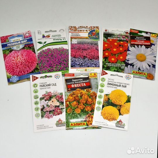 Семена цветов в ассортименте