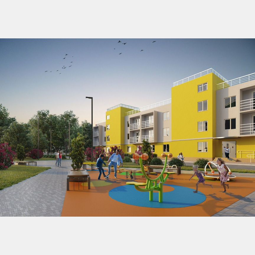1-к. квартира, 45,5 м², 2/6 эт.