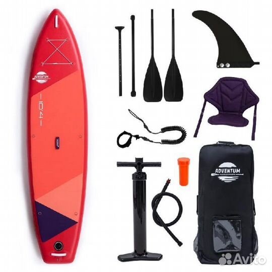 SUP Board adventum 10.4 красный