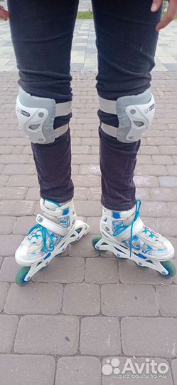 Ролики раздвижные в наборе с сумкой, р. 31-36