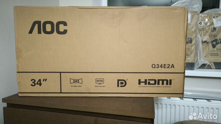 Монитор AOC Q34E2A, новый
