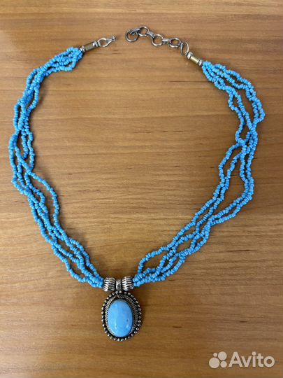 Колье Бусы кулоны