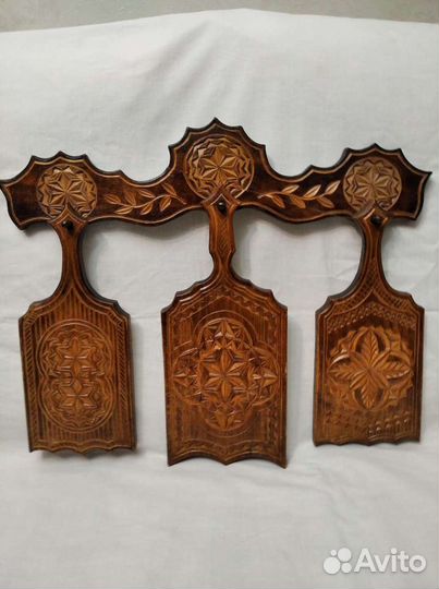 Сувенир кухонный ручная резьба по дереву под стари