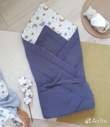 Конверт на выписку, одеяло, плед, весна, лето