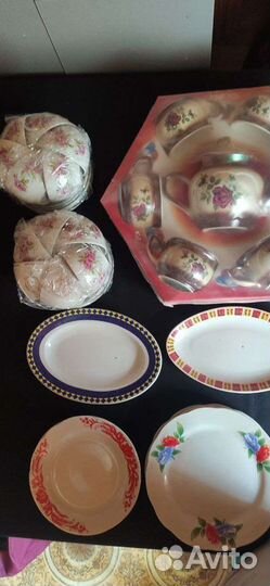 Бокалы, стаканы, посуда СССР