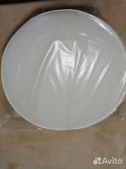 Матрас круглый 7575см в детскую кроватку