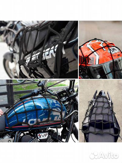 Сетка багажная 38х38 (6 крючков)