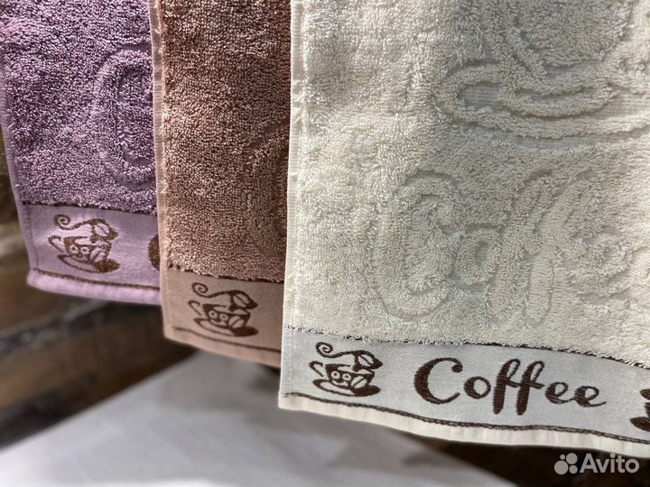Махровые полотенца новые