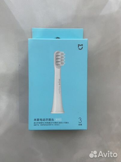 Зубная щетка xiaomi 3 шт насадка