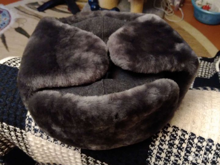 Шапка ушанка мужская