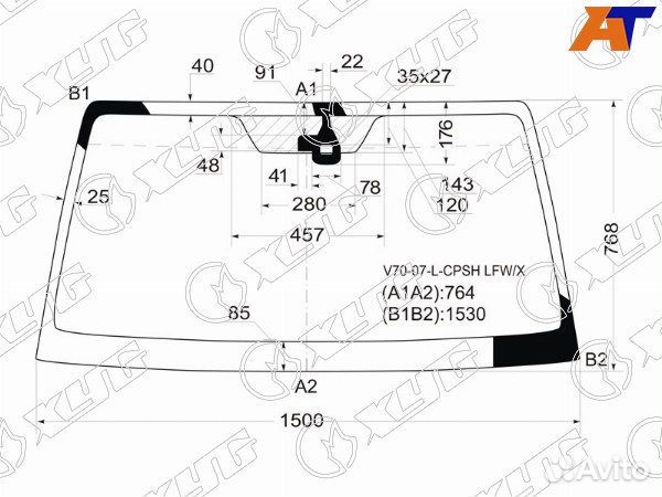 Стекло лобовое mitsubishi pajero