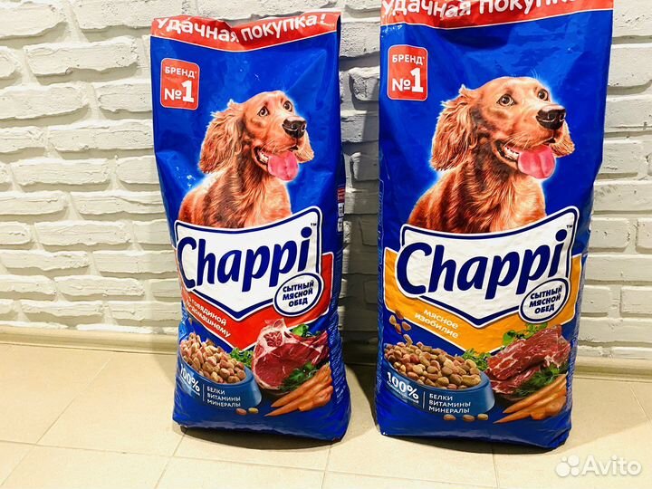 Корм Chappi мешок 15 кг (Разные вкусы)