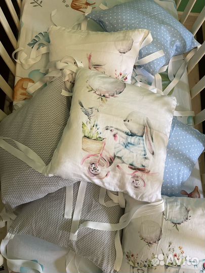 Бортики в детскую кроватку