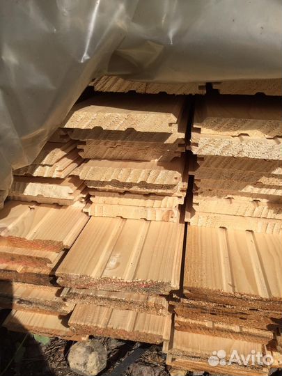 Имитация Бруса карельский профиль категории ав