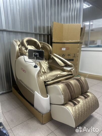 Массажное кресло Domtwo золотое