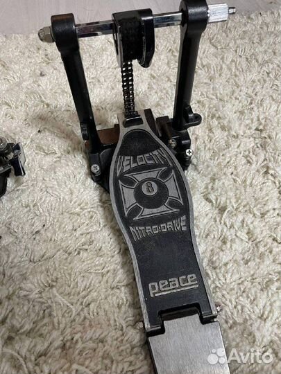 Двойная педаль для бас барабана Peace