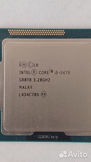 Процессор Intel Core i5-3470 в идеальном состоянии