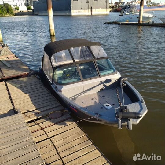 Катер лодка Волжанка 50 Фиш (2020г) + Honda BF90D