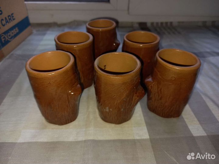 Стопки глиняные