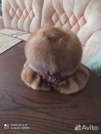 Шапка норковая новая
