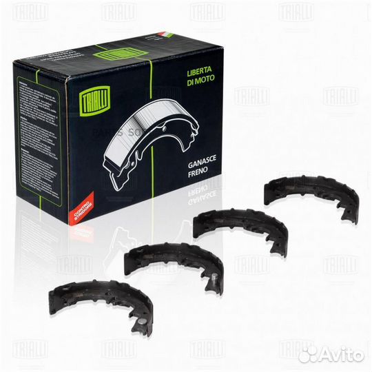 GF1903 Колодки тормозные стояночного тормоза trial