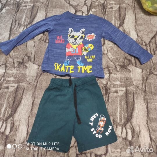 Детские вещи на мальчика пакетом р.104
