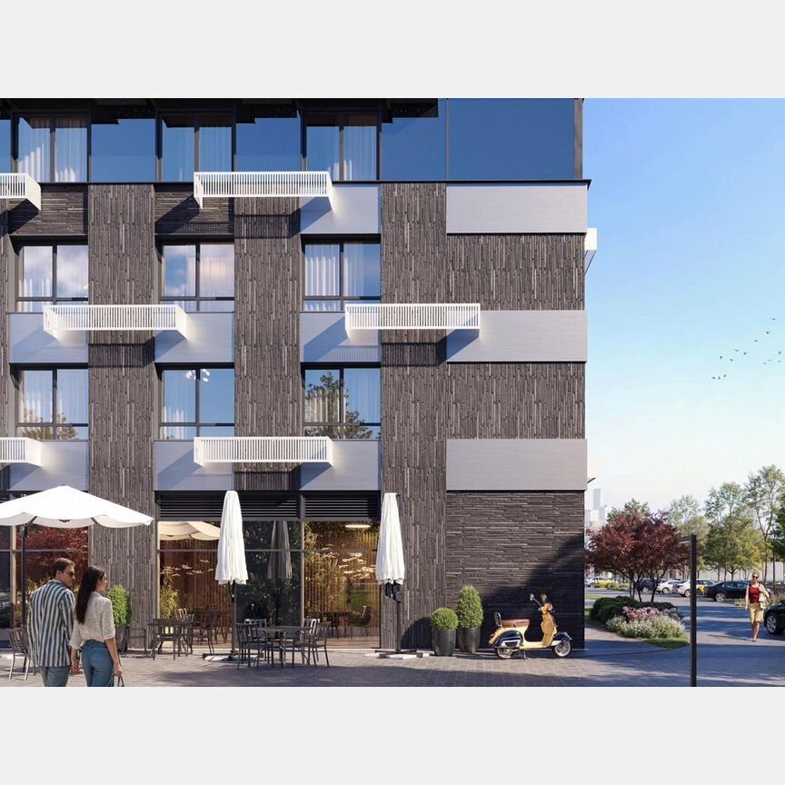 1-к. апартаменты, 23,6 м², 13/23 эт.