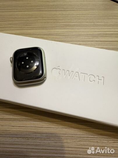 Часы apple watch 7 41 mm starlight