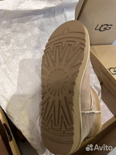 Угги женские UGG classic mini II sand оригинал