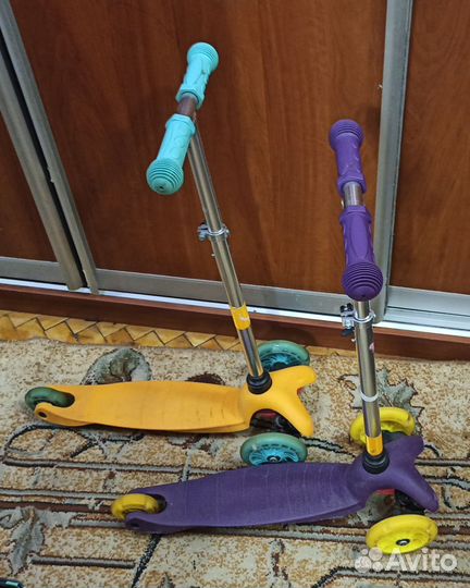 Детские самокаты 3-х колесные