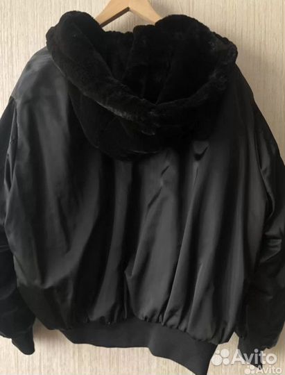 Бомбер двухсторонний Zara оверсайз