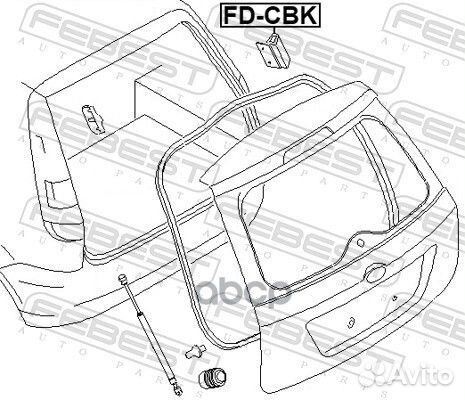 Отбойник крышки багажника FD-CBK FD-CBK Febest