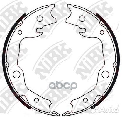 Колодки тормозные барабанные nissan X-trail 2.0