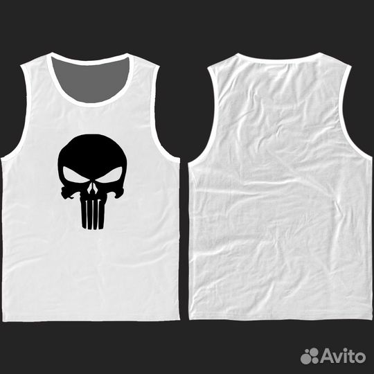 Майка для фитнеса мужская любым дизайном