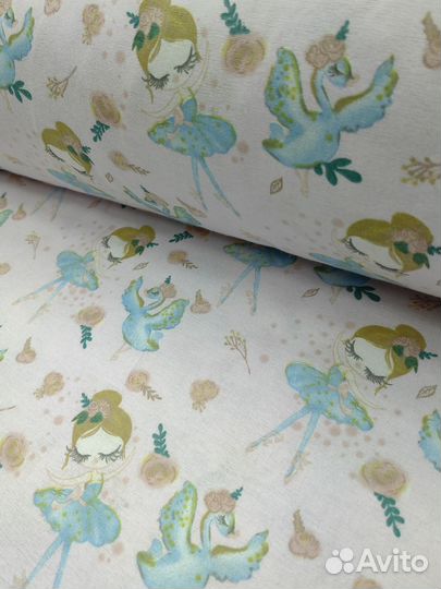 Ткань фланель детская