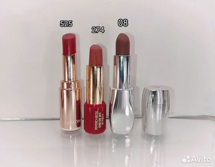 Люкс помады: Clinique, Lancome, Dior, Channel