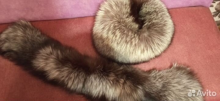 Меховой воротник/шапка